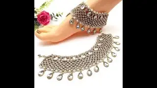 FANCY MODELS ANKLETS DESIGNS.