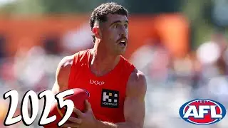 Sam Flanders | AFL Highlights 2025 | Relentless Work Rate on Show
