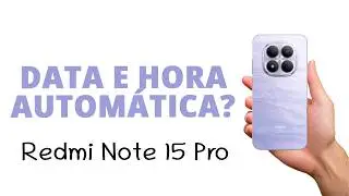 How to disable automatic date and time on Redmi Note 15 Pro!