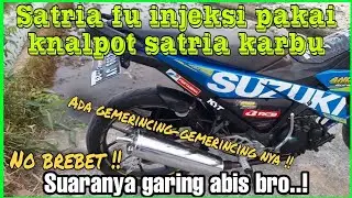 Pasang Knalpot Scd Fu Karbu di Satria Fu Fi ! | Bengkel Adhiachong motor
