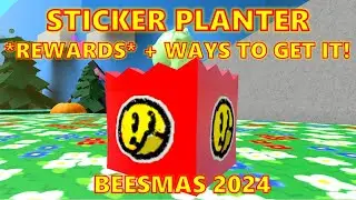 HOW TO GET STICKER PLANTERS *REWARDS* + MORE [] BEE SWARM SIMULATOR [] ROBLOX