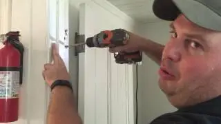 Stripped Screws In Hinge On Door