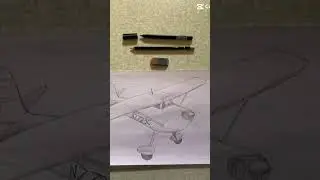Effect on my traditional draw airplane ✈️ vs airship