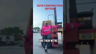 #ootd #ootdstyle #womeninconstruction #femaleconstructionworker #dumptruck
