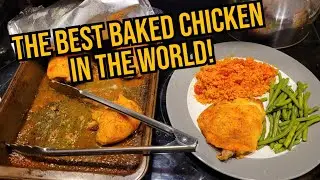 The Best Baked Chicken In The World!!! I dare you to cook it! Fall off the bone savory...