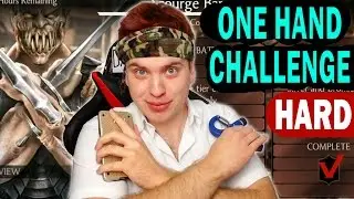 MKX Mobile. Baraka Challenge WITH ONE HAND (HARD). THE FUNNIEST CHALLENGE EVER!