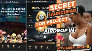 EARN REAL MONEY GAME | SECRET LAUNCHPAD ON TON | AIRDROP