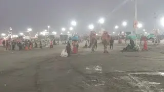 Magh  mela 2026    mauni amawasya ke ek din parle ka view # magh mela #prayagraj