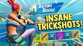 hitting SICK TRICKSHOTS in Fortnite Season 3... 🌊