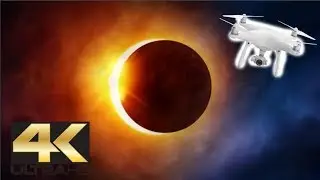 Drone Footage of 2017 Total Solar Eclipse! 4K