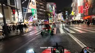 Real Life Mario Kart in Shibuya Crossing 🇯🇵 | Tokyo POV Ride Shot on Insta360 Ace Pro