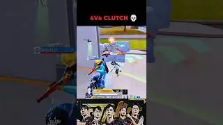 😳 WAG vs FLCN &ndash; Who Wins the 4v4 Clutch? #freefire #clutch #shorts