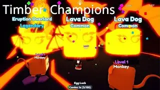 Gram w Timber Champions w roblox
