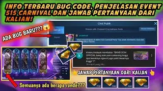 BUG BARU⁉️ PENJELASAN EVENT 515 CARNIVAL PARTY MOBILE LEGEND
