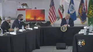 President Trump Wades Into Climate-Change Debate During California Visit