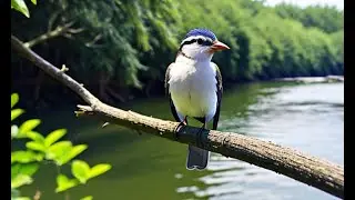 Birds Singing by the Calm Stream : Let The Nature Speak to Your Soul