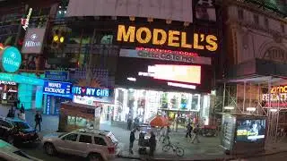 NYC 'Times Square' Bus Drive Through