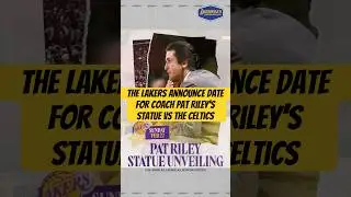 Pat Riley will receive a statue from the Lakers when they play the Celtics on Feb 22nd. #lakers #nba