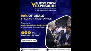 Automation Expo South 2026 | 90% of business deals still start face-to-face!
