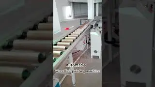 Automatic wood line painting machine