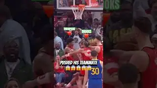 Dillon Brooks Pushes Amen Thompson After And-One! Tension Rises | Rockets vs Warriors Game 5 #nba