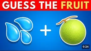 Сможете ли вы угадать фрукт по эмодзи? 🍓🍏🍉 Лучшая викторина по эмодзи 2025 года