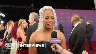 Millicent Shelton (Lessons in Chemistry) at the 76th Emmy Awards - TelevisionAcademy.com/Interviews