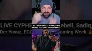 (PT 1) KC REBELL - KC REBELL's STREAMING WEEK CYPHER 🔥 #deutschrap #kcrebell