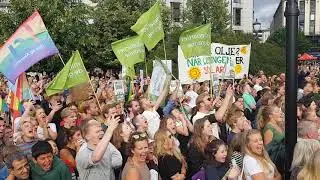 Klimabr&oslash;let i Oslo sentrum, 30. august 2019