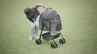 ZOOSKY 3 IN 1 PET STROLLER - FOLDING