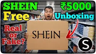 Shein 5000 Coupon Free Shopping Unboxing | Shein App Real Or Fake || Shein Free Shopping Review