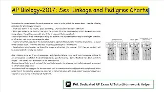 2017 AP Biology: Sex Linkage and Pedigree Charts: Mendelian Genetics and Mutation