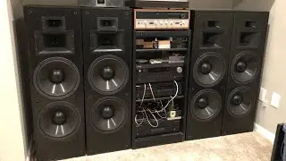 Klipsch KLF30 Speakers + Sansui 5000X Stereo Receiver + Yamaha YP-B2 Record Player Turntable