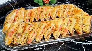 لو عندك لفة جلاش ومحتارة تعالي نعمل أحلي صنية جلاش باللانشون من جمالها مش هتبطلي تعمليها 🧡