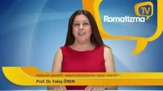 Ankilozan spondilit tedavisinde kullanılan ilaçlar nelerdir?
