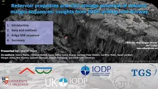 64.3 John Millett - Reservoir properties and CO2 storage potential of volcanic margin sequences