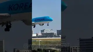 Korean 747 New Livery! #planespotting #747 #aviation #koreanair #lax
