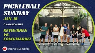 Raggy/Richie vs Mark/Pau Open Play | Pickleball Sunday