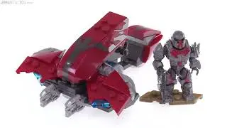 Обзор Mega Construx Halo Banished Ghost Rush 20161213