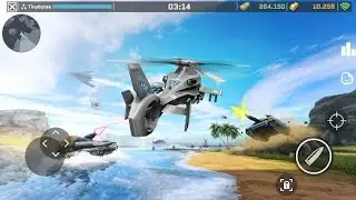 Gunship Helicopters vs Tanks War Game | Massive Warfare Thanks PvP War#androidgames #helicoptercrash