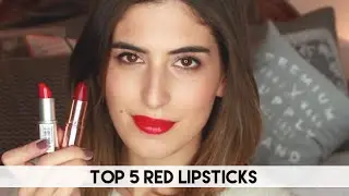 Top 5 Red Lipsticks // Lily Pebbles