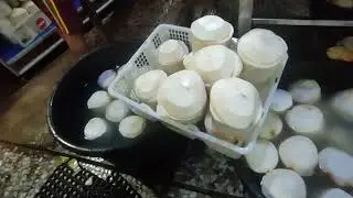 COCONUT FACTORY INDONESIA || amazing knife skill || coconut cutting skill.