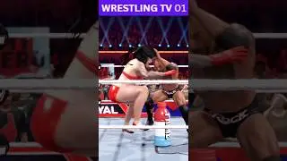 💥 WWE 2K25 &ndash; The Rock vs. Dilani 🎮 Epic Iron Man Match 🔥 Intergender Wrestling Gameplay 💪 #shorts