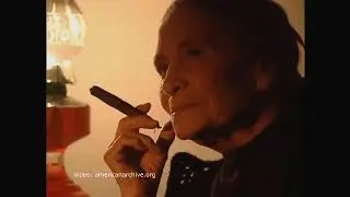 Unintentional ASMR - &iexcl;Colores! - Grandma Smoking Cigars  Elderly Woman Smoking Quiet Dim Lit Room