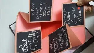 Tutorial - twist and fold card | square folding card | Scrapbook page ideas