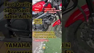 YAMAHA XSR Crash Guard Backrest #delhi #karolbagh XSR Modified PPF