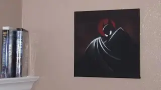 Batman Stencil Painting