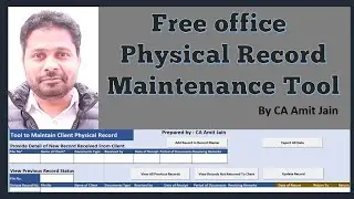 Office Physical Record Maintenance Tool   (English)