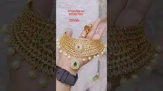 #uncut stone#Heavy gold finish choker#shorts#youtubeshorts