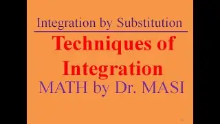 Integration by Substitution, Practice Questions